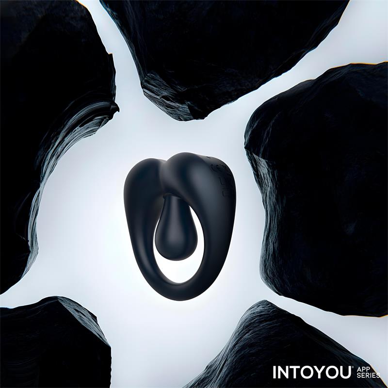 Kenny Penis Ring with Clitoris Stimulator and APP Night Blue — zdjęcie 4