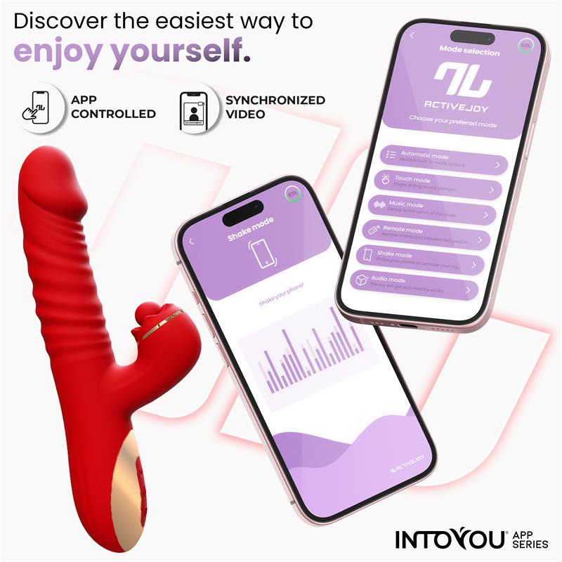Ascen Thrusting & Waving Vibe App Red Cl 18 — zdjęcie 2