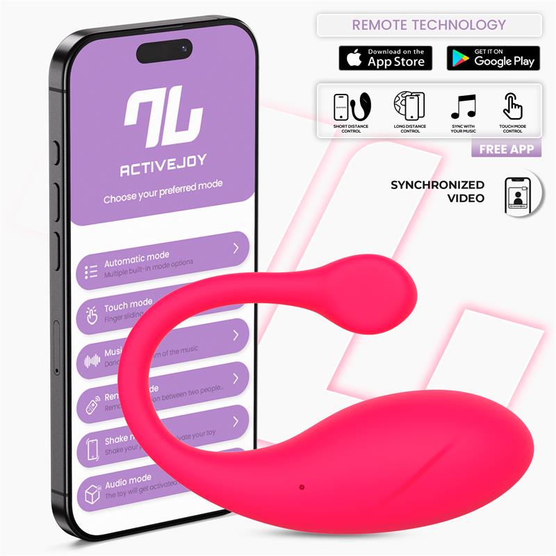 Bulby Vibrating Egg with App Dark Pink — zdjęcie 2