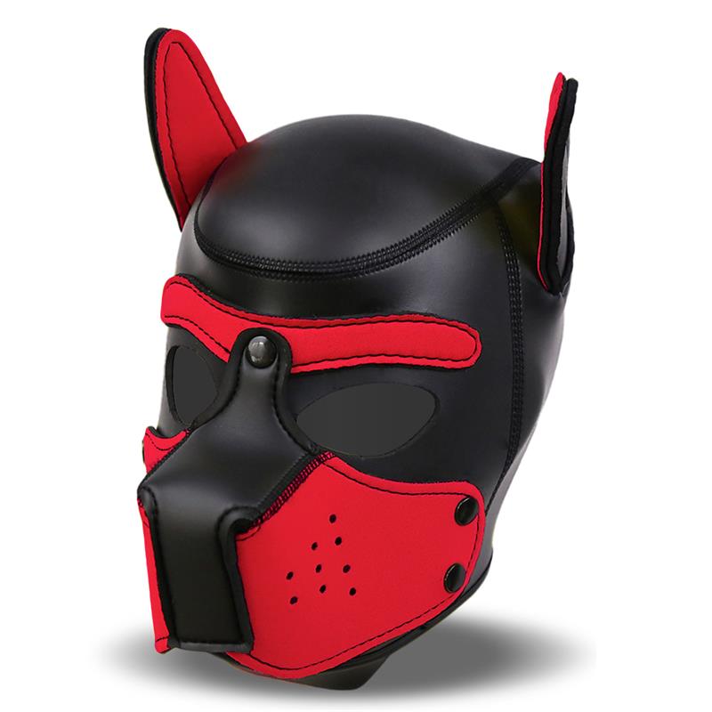 Hound Dog Hound with Removable Muzzle Neoprene Black/Red One Size — zdjęcie 2