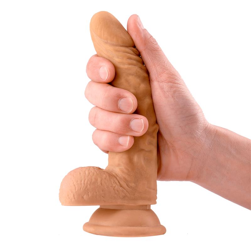 Sam Realistic Dildo with Testicles 7.1 Flesh — zdjęcie 2