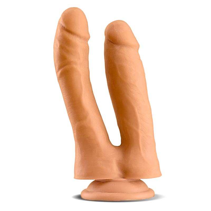 Twin Double Realistic Dildo 7.1 Flesh — zdjęcie 2
