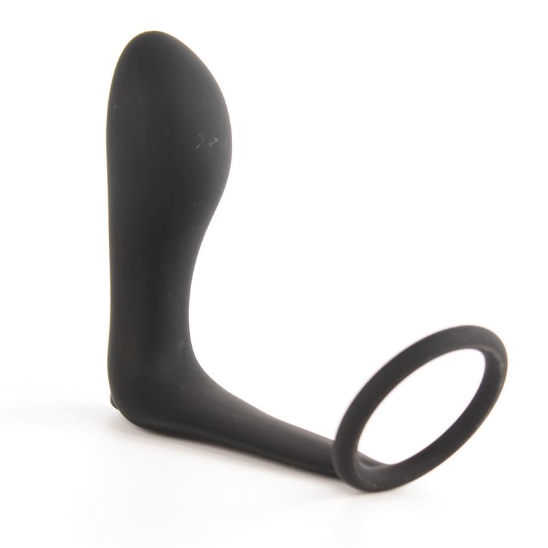 Ansel Anal Plug with Vibration and Cock Ring USB Silicone — zdjęcie 2