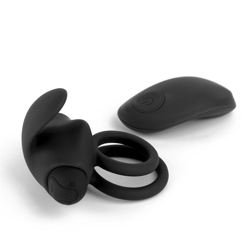 Reerin Dual Vibrating Ring USB Remote Control USB Silicone — zdjęcie 2