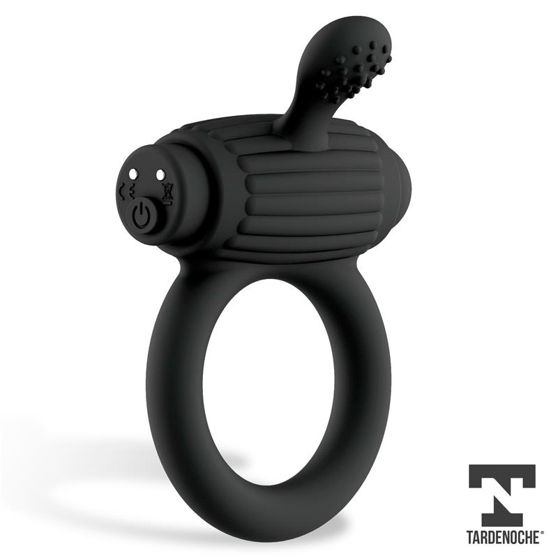 Dully Vibrating Penis Ring Silicone Magnetic USB — zdjęcie 2