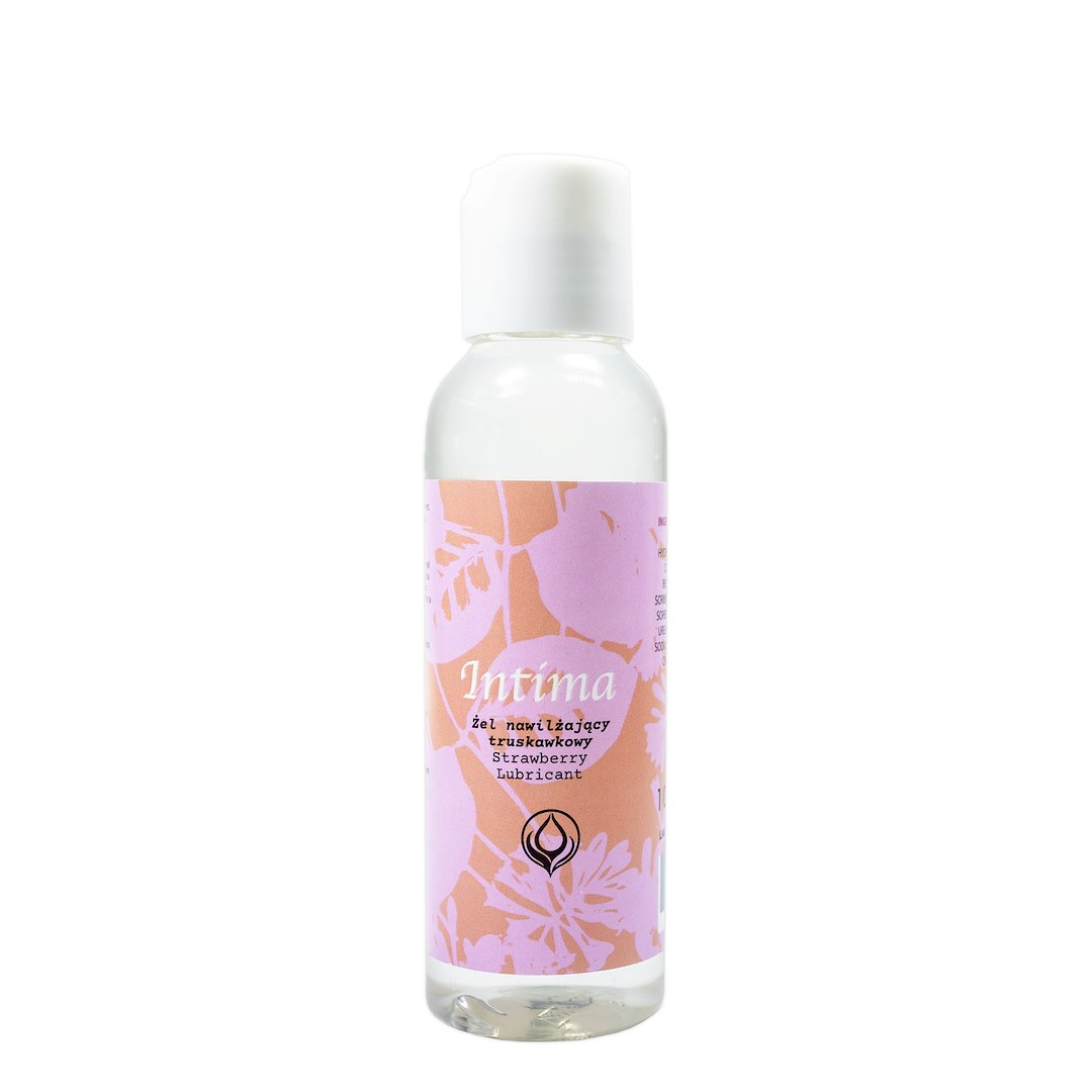 Intima żel nawilżający truskawkowy - strawberry lubricant - 100 ml — zdjęcie 2