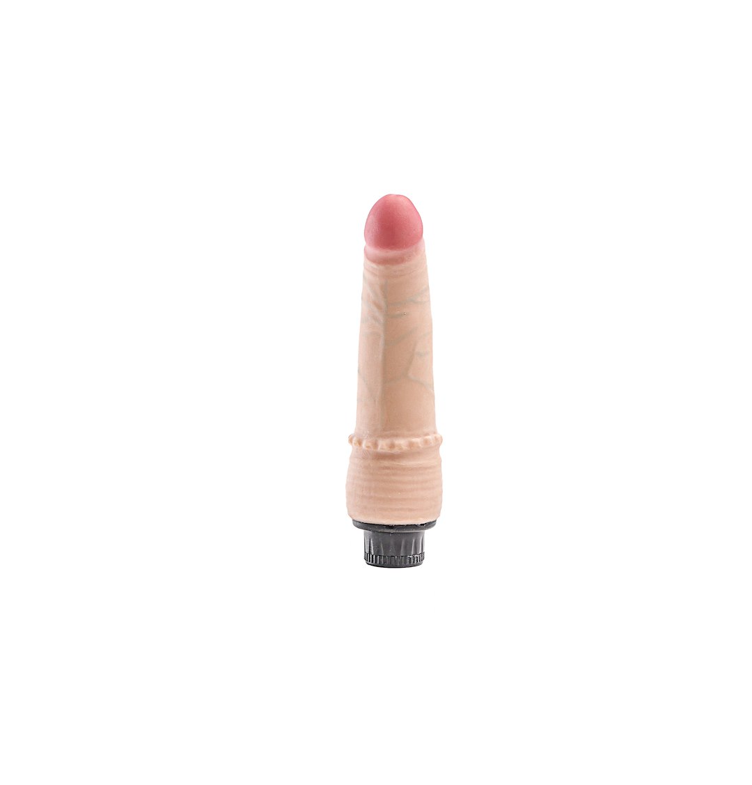Simple Pleasure wibrator z regulacją prędkości cyberskóra kolor cielisty 18 cm — zdjęcie 3
