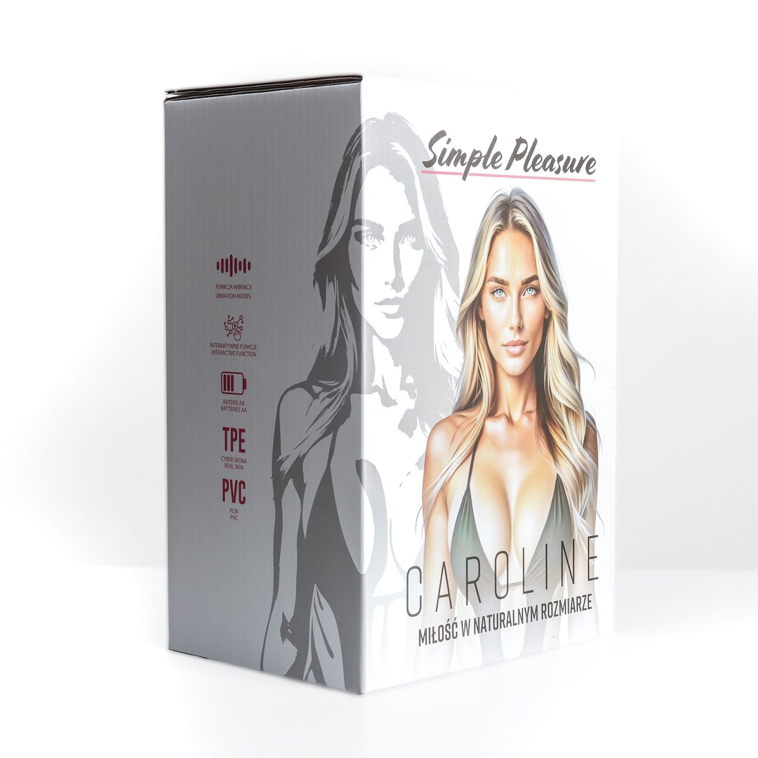 Lalka Dmuchana Damska Z Głową 3D Caroline — zdjęcie 3