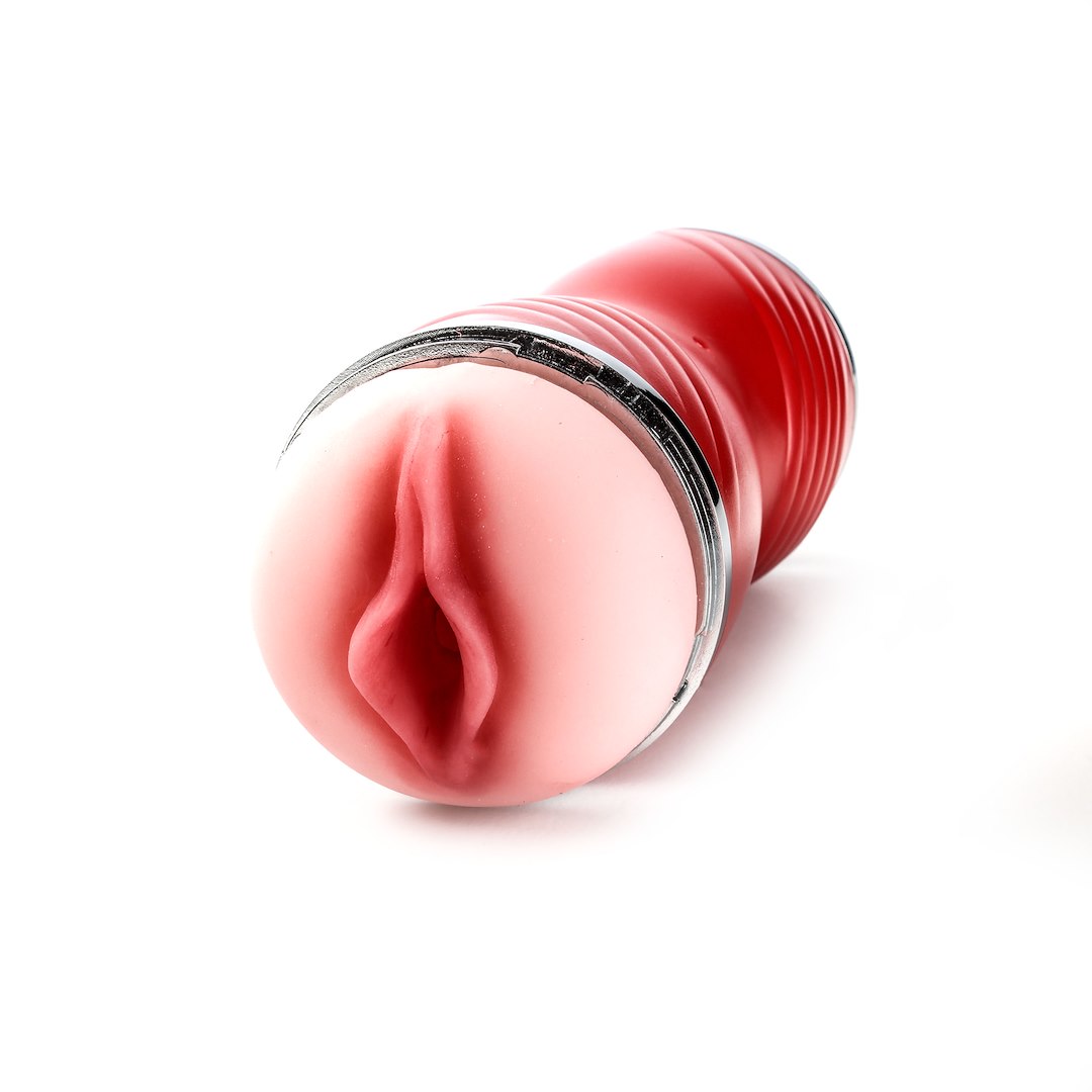 Masturbator Dwustonny Końce Wagina Usta Czerwony — zdjęcie 3