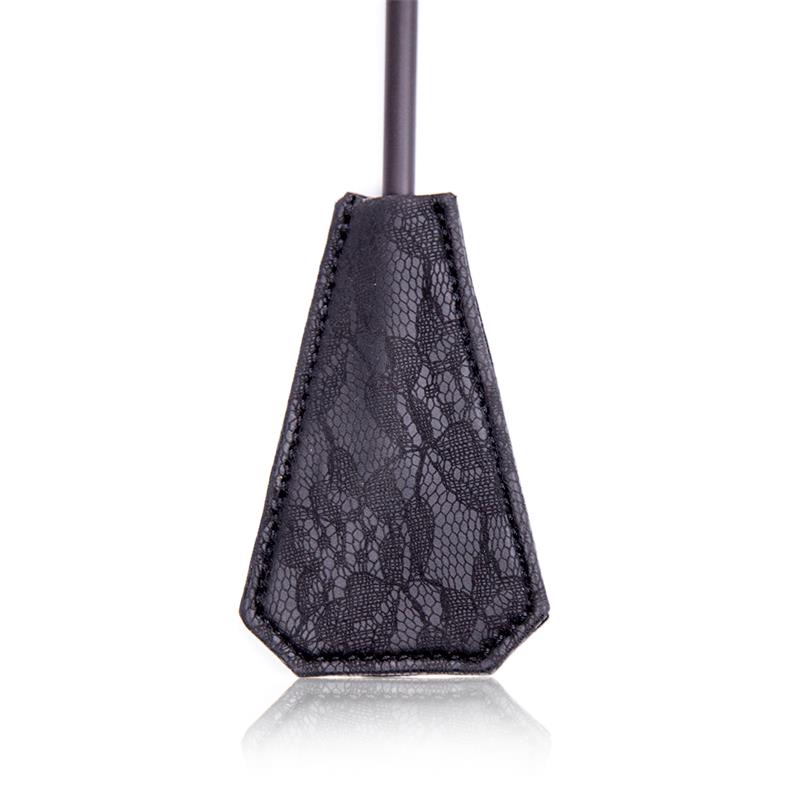 Feather Tickler and Paddle with Lace 2 in 1 56 cm Black — zdjęcie 3