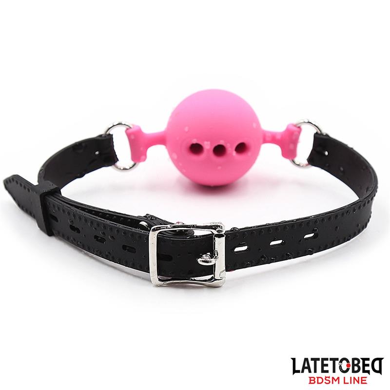 Breathable Silicone Ball Gag S - 4 cm — zdjęcie 3