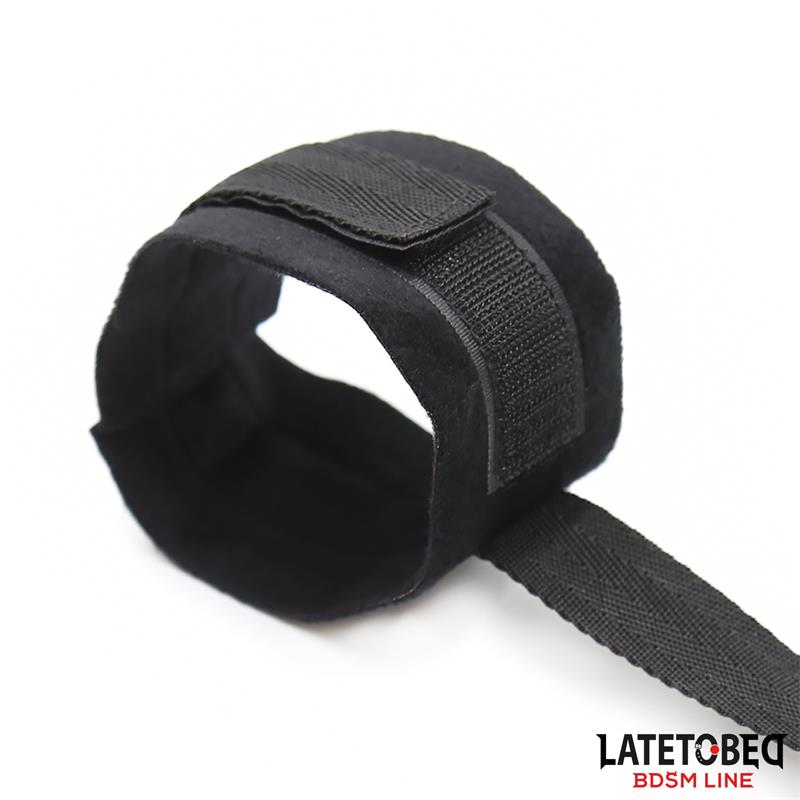 Restraint 3 Pieces Set Blindfold, Anklecuffs and Wristcuffs Adjustable — zdjęcie 3
