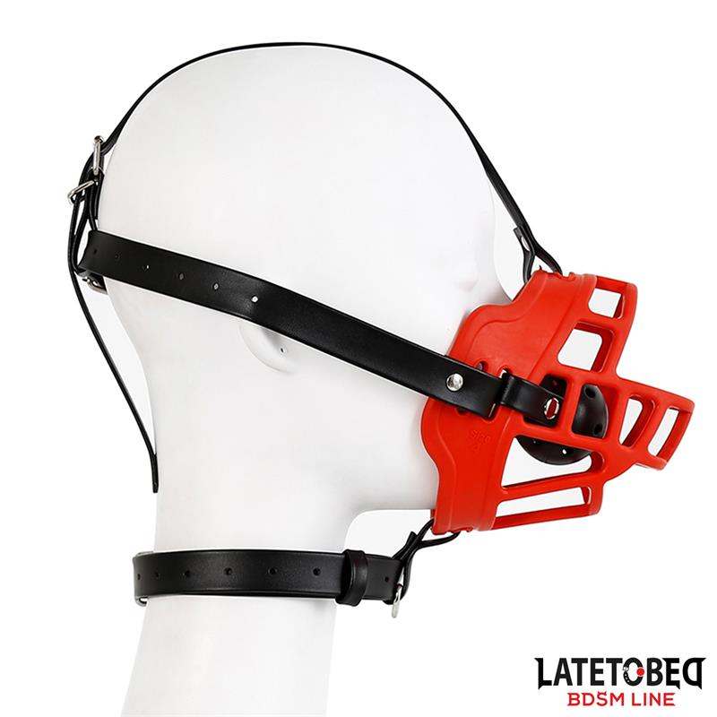 Muzzle with Breathable Gag Ball — zdjęcie 5