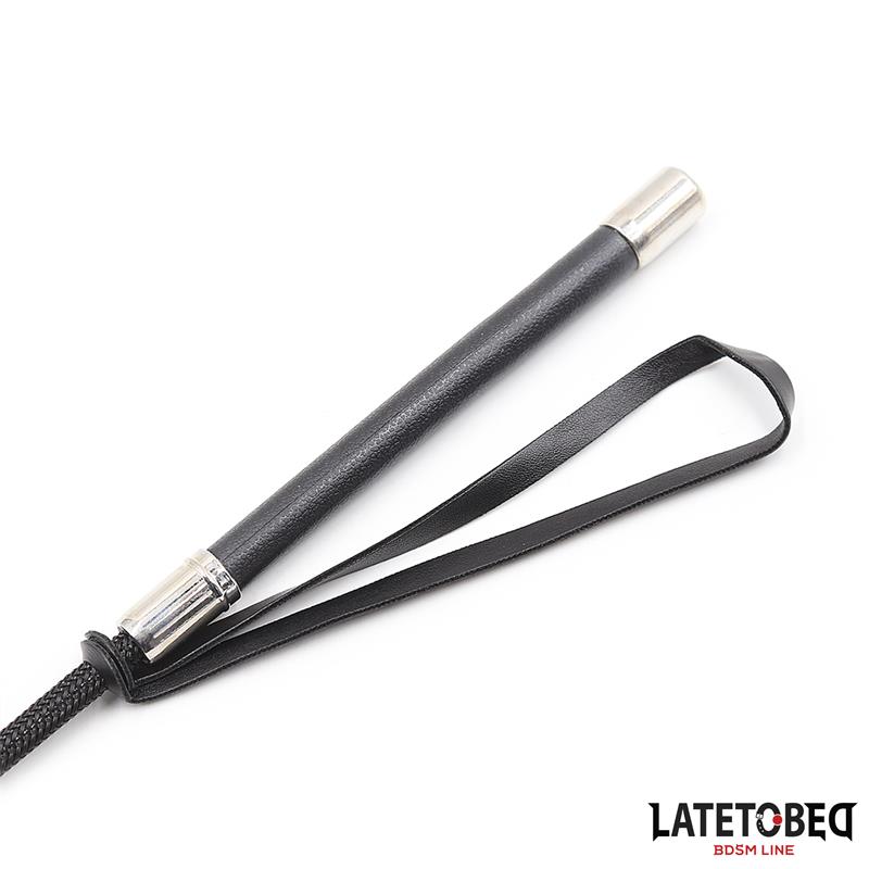Whip with Heart Shape Black 60cm — zdjęcie 3