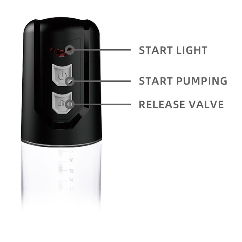PSX10 Automatic Penis Pump Crystal — zdjęcie 3