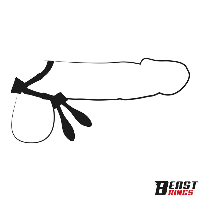 Lasso Adjustable Silicone Cock Ring — zdjęcie 3