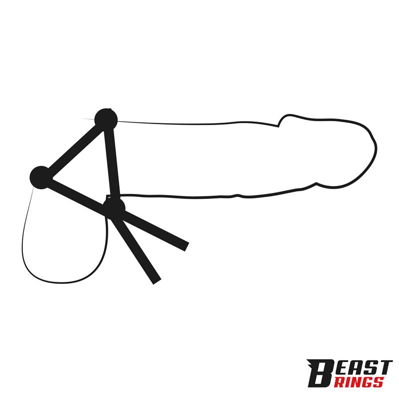 Lasso Adjustable Silicone Cock Ring — zdjęcie 3