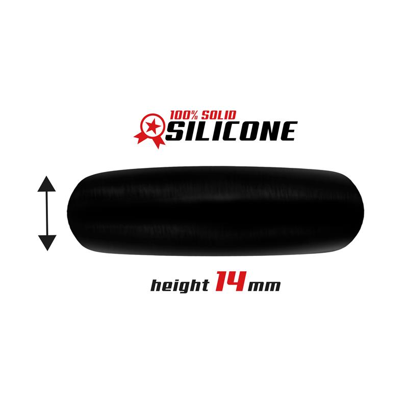 Cock Ring Solid Silicone 3.5 cm Black — zdjęcie 3
