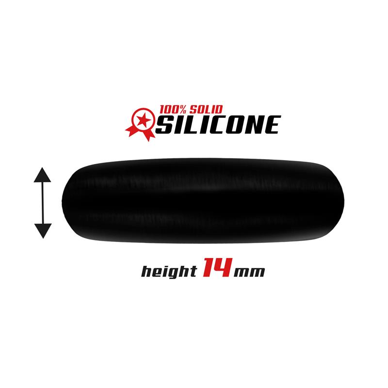 Cock Ring Solid Silicone 4.2 cm Black — zdjęcie 3