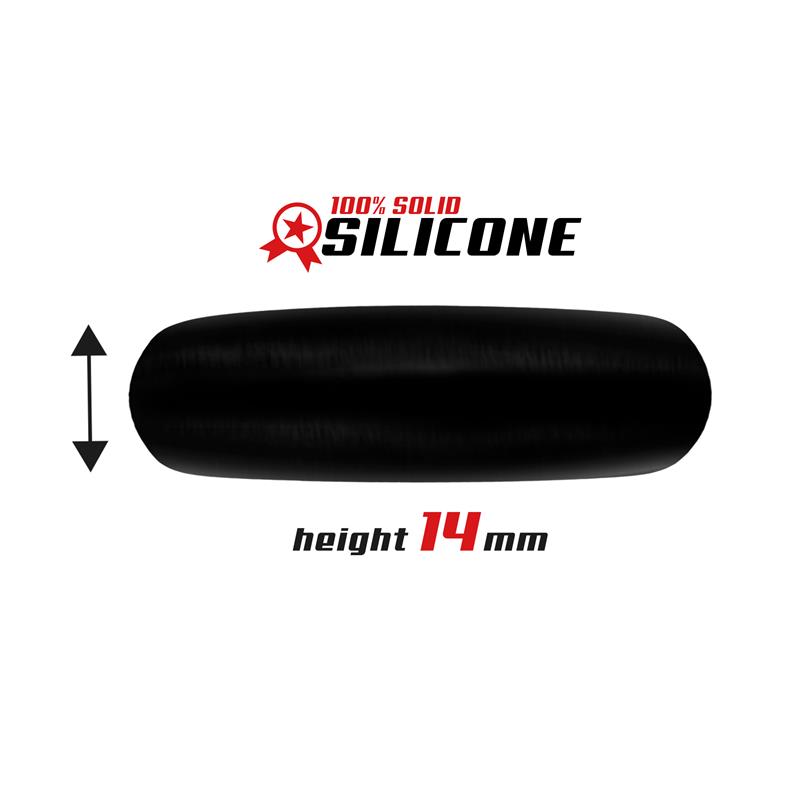 Cock Ring Solid Silicone 5.5 cm Black — zdjęcie 3