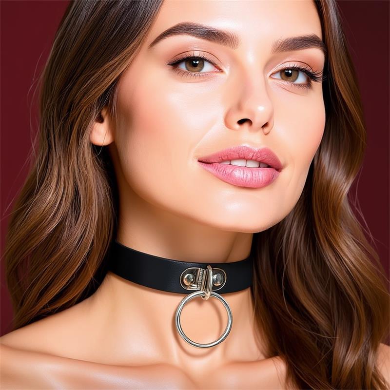 Cinderella Black Collar With Ring — zdjęcie 3
