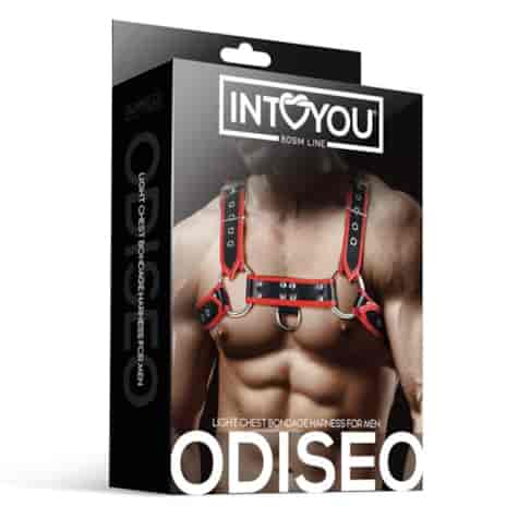 Odiseo Chest Bondage Harness for Men Vegan Leather