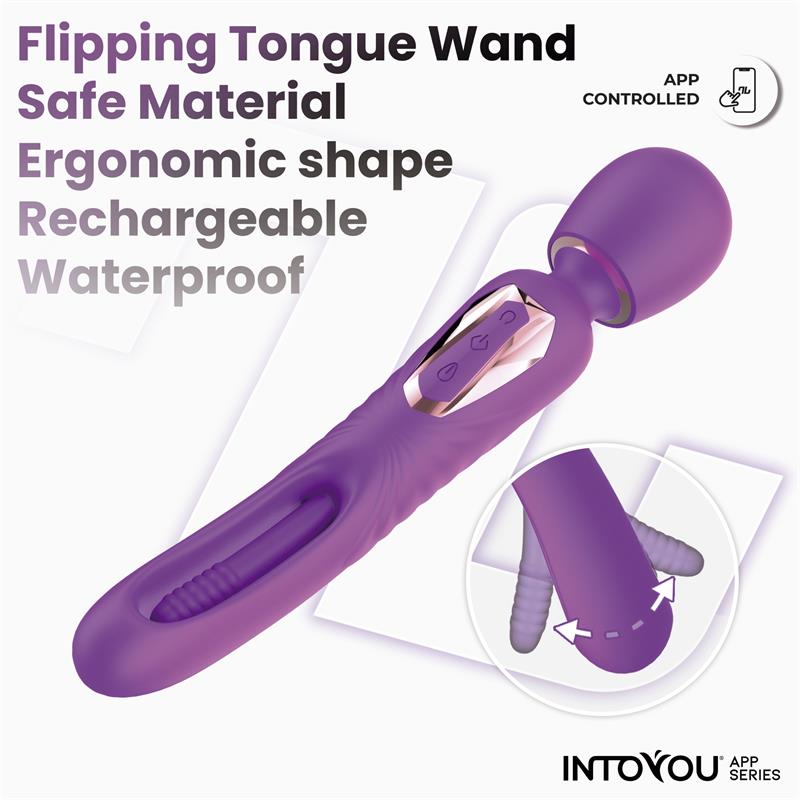 Salma Wand with Flipping Tongue and Vibration with App — zdjęcie 3