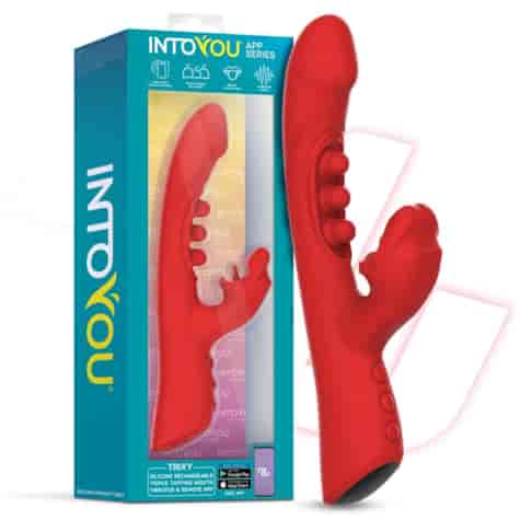Trixy Triple Tapping Mouth Vibrator w/App Clave 26