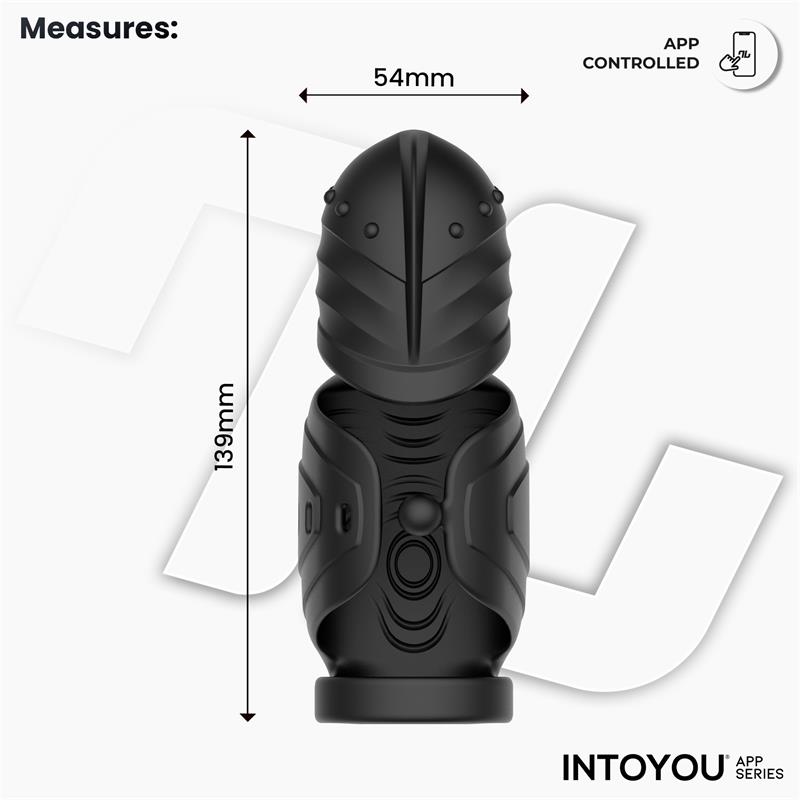 Zonte Rotating Cap Vibrating Masturbator with App — zdjęcie 5