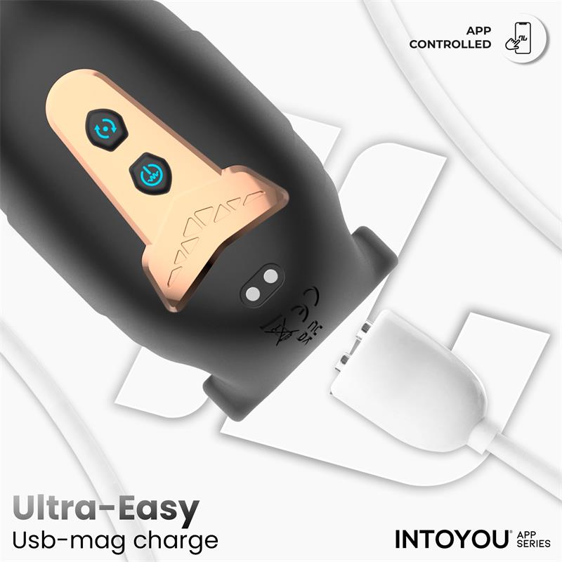 Zonte Rotating Cap Vibrating Masturbator with App — zdjęcie 6
