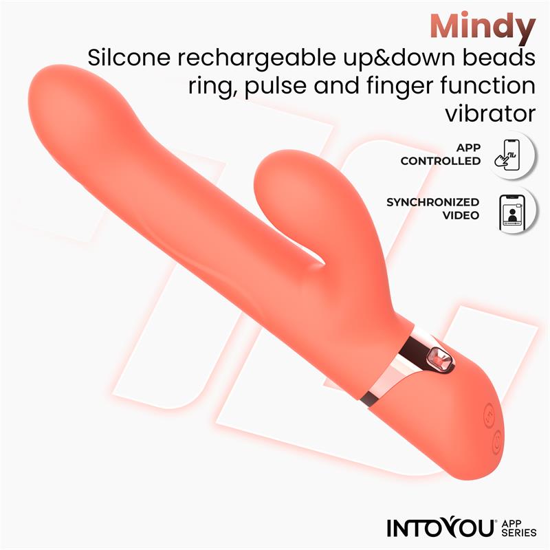 Mindy Vibe with Up and Down Beads Ring, Finger and Pulsation with APP — zdjęcie 3