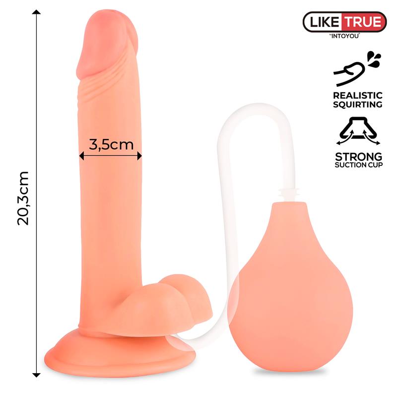 Squirtz Squirting Realistic Cock 8" Cl, 22 — zdjęcie 3