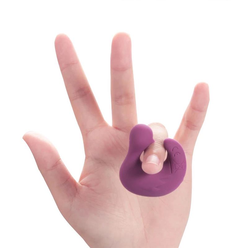 Swamson Stimulator Duckling Thimble USB Silicone Violet — zdjęcie 3