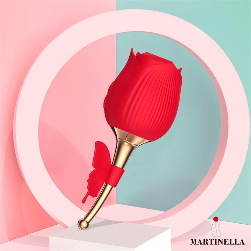 Rose with Suction and Vibrating Butterfly — zdjęcie 3