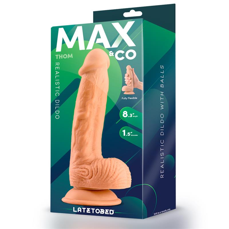 Thom Realistic Dildo 8.3"Balls and Suction Cup C50 — zdjęcie 3