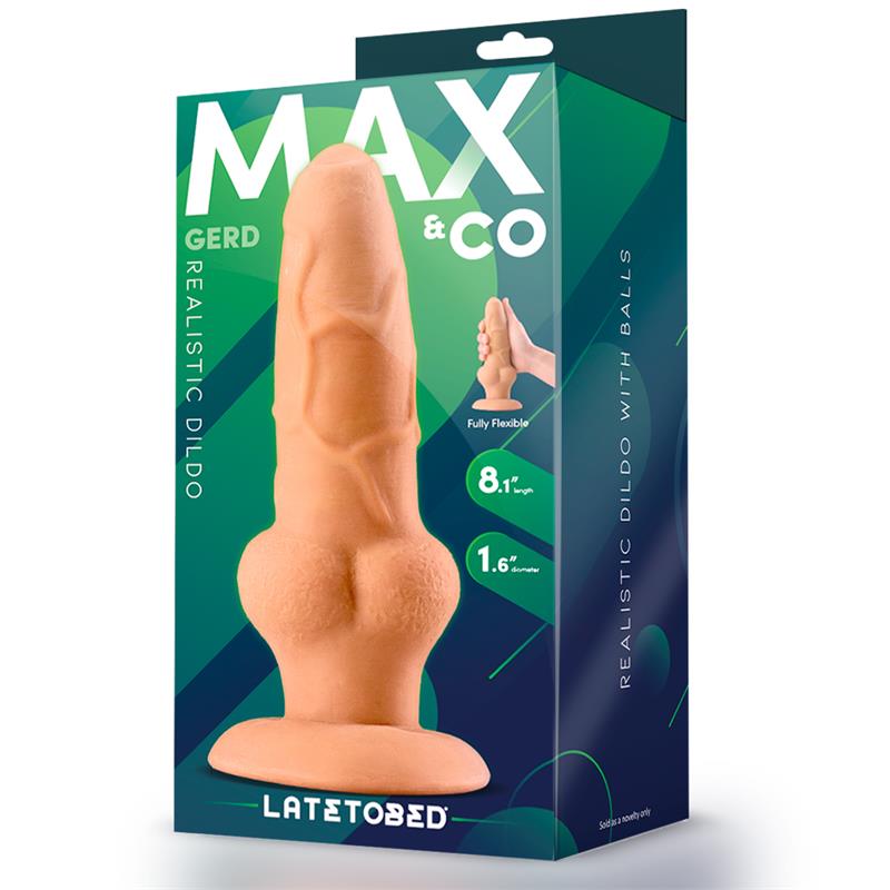Gerd Realistic Dildo with Testicles 8.1 Flesh — zdjęcie 3