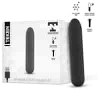 Teken Bendable Vibrating Bullet Liquid Silicone Unibody Magnetic USB
