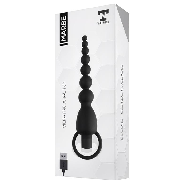 Marbe Anal Chain with Vibration USB Silicone — zdjęcie 3