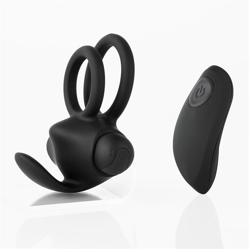 Reerin Dual Vibrating Ring USB Remote Control USB Silicone — zdjęcie 3