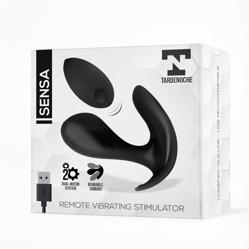 Sensa Stimulator Remote Control USB Liquid Silicone Black — zdjęcie 3
