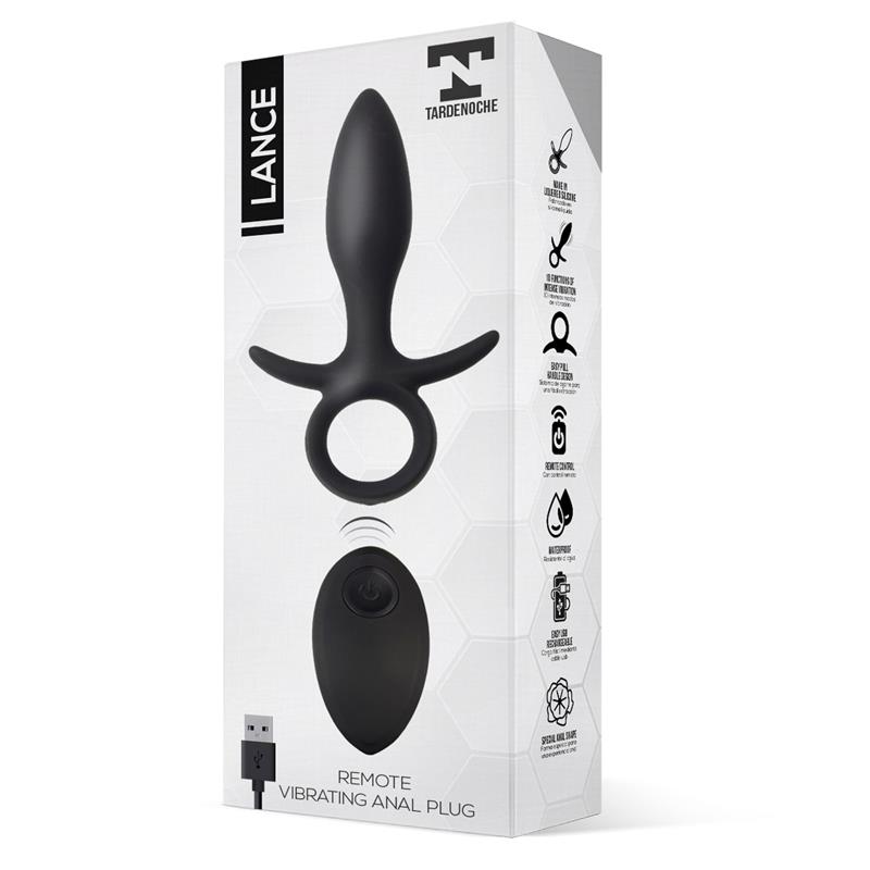 Lance Anal Plug Remote Control Liquified Silicone USB — zdjęcie 3