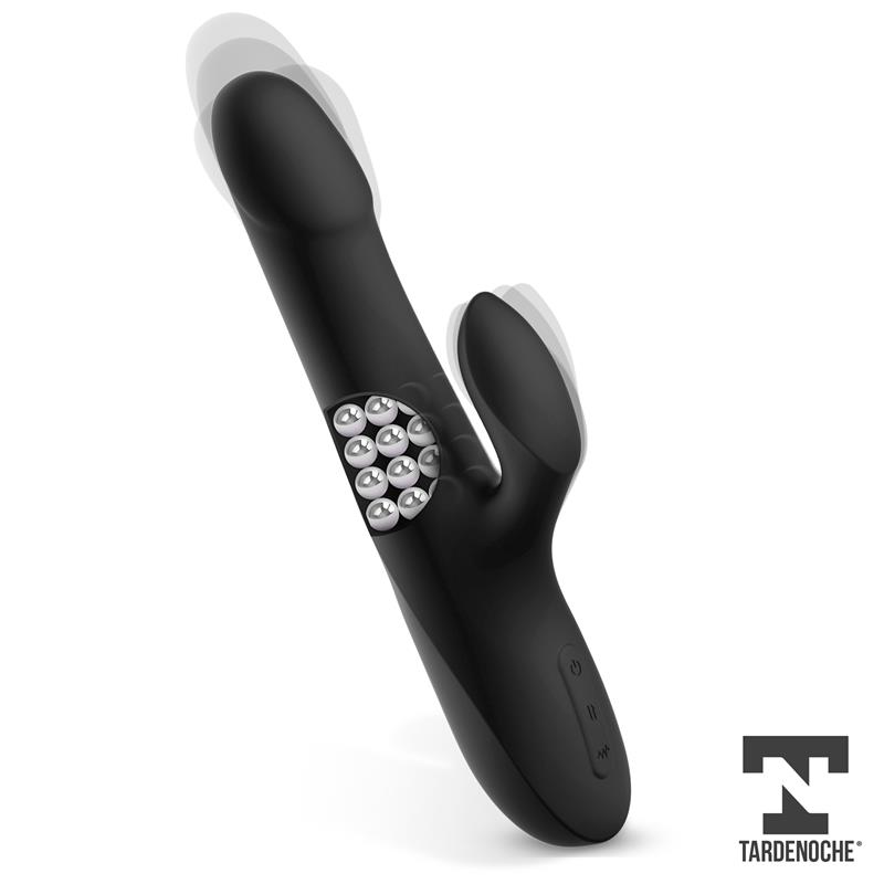 Squidy Vibe with Thrusting Movement and Rotating Beads USB Silicone — zdjęcie 3
