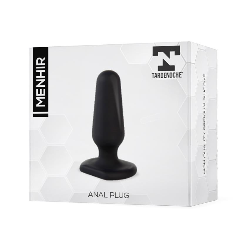 Menhir Anal Plug Silicone Black — zdjęcie 3
