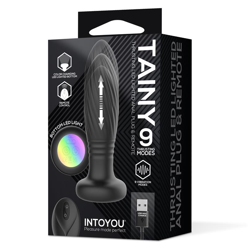 Tainy Thrusting Led Lighted Anal Plug Remote Cl,72 — zdjęcie 3