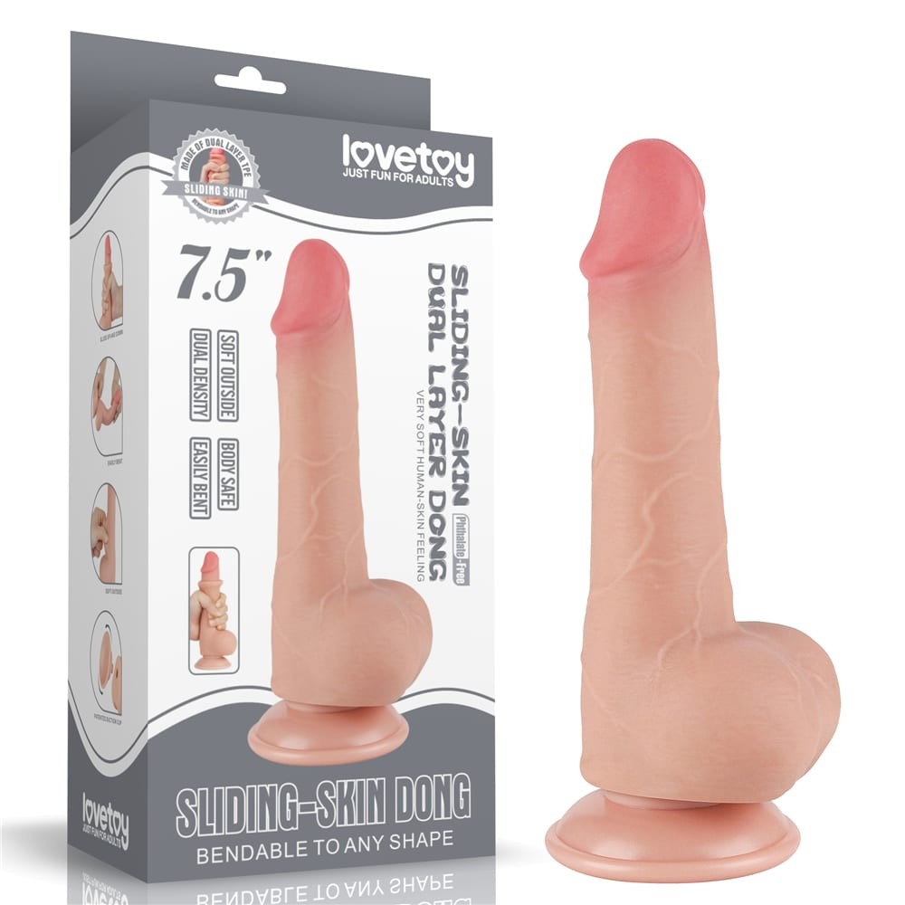 Dildo z przyssawką 19,5 cm Lovetoy — zdjęcie 2