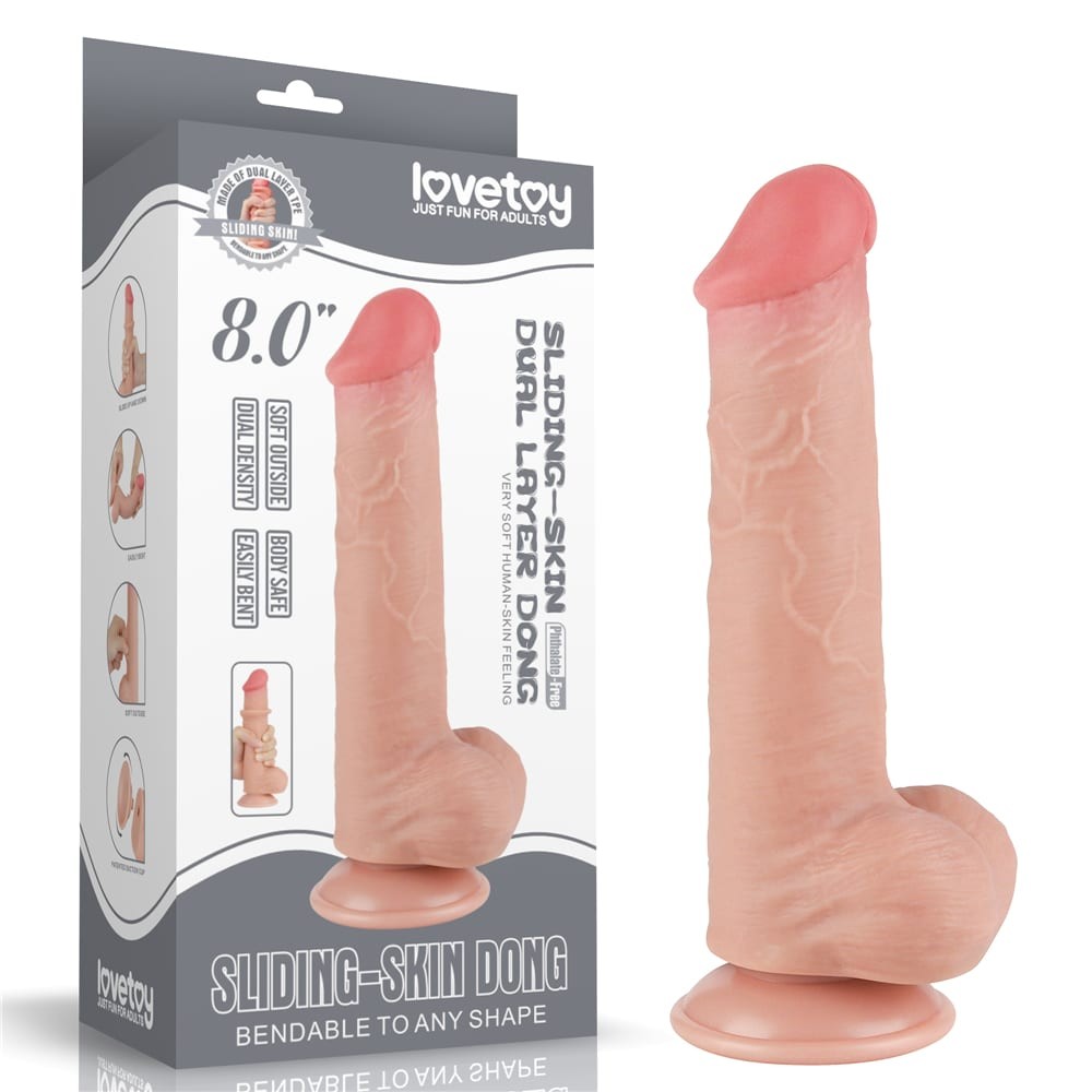 Dildo z przyssawką 20,8 cm Lovetoy — zdjęcie 2