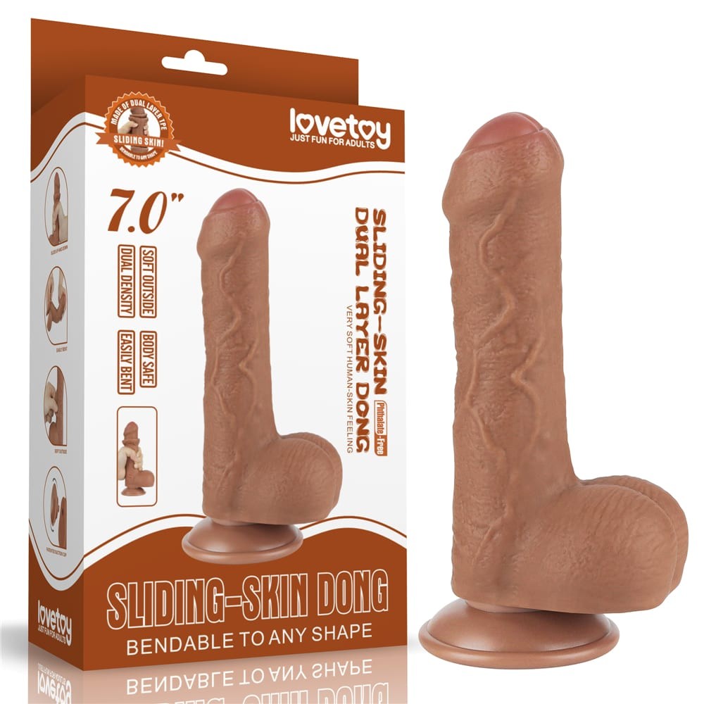 Dildo z przyssawką 18,3 cm Lovetoy — zdjęcie 2