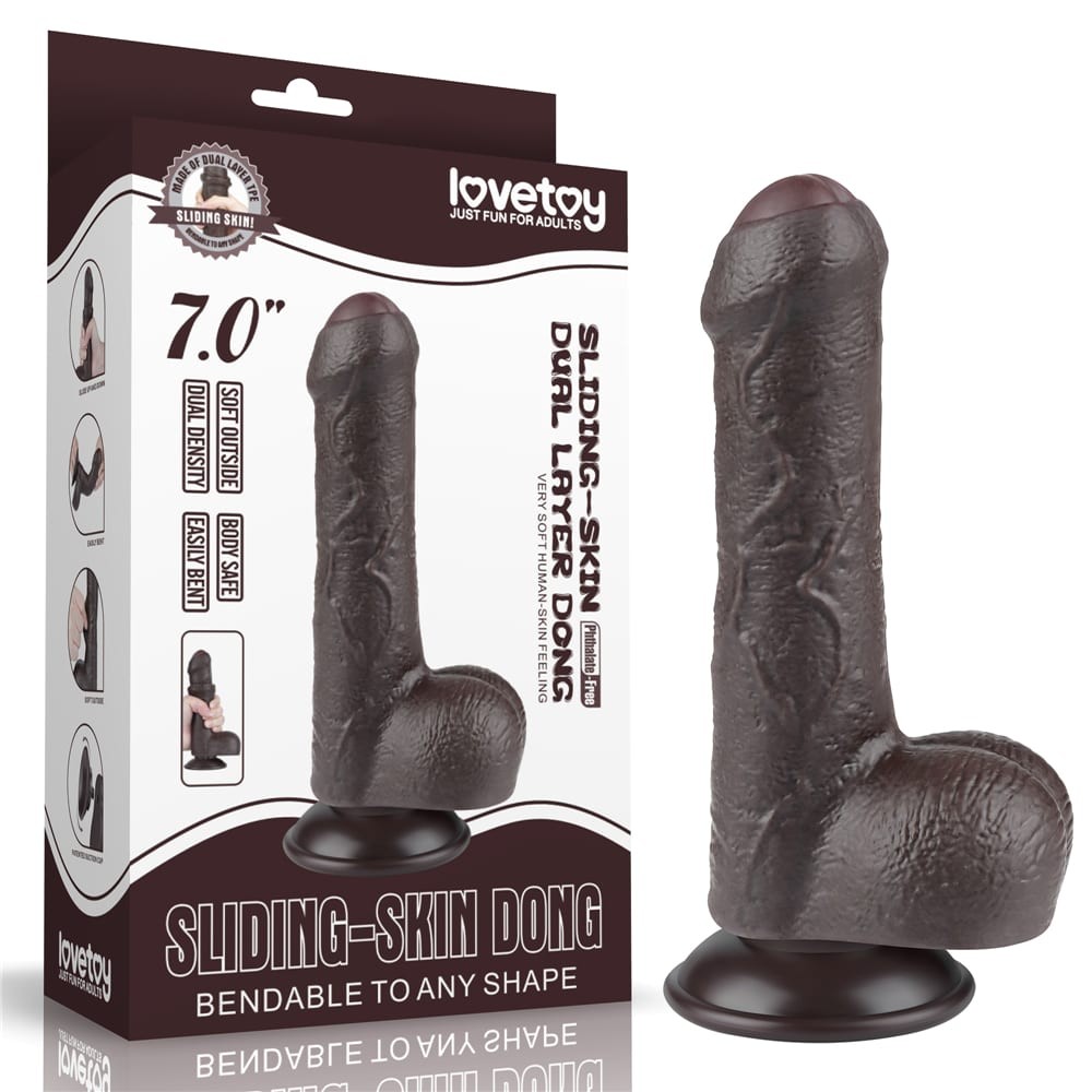 Dildo z przyssawką 18,3 cm Lovetoy — zdjęcie 2