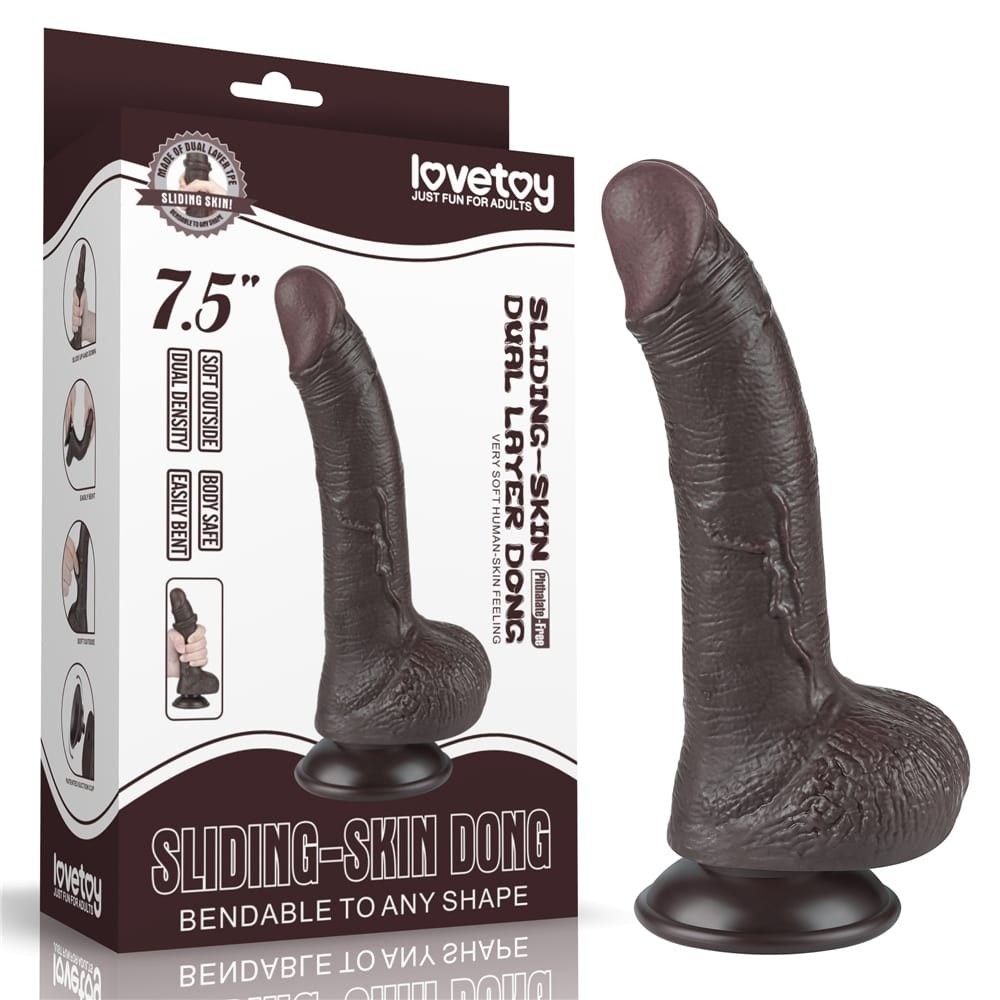 Dildo z przyssawką 19,5 cm Lovetoy — zdjęcie 2