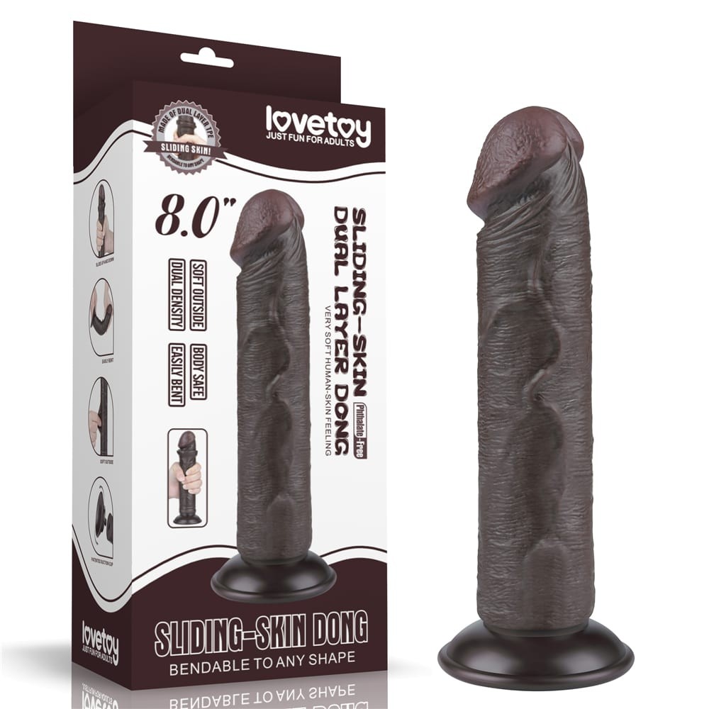Dildo z przyssawką 20 cm Lovetoy — zdjęcie 2